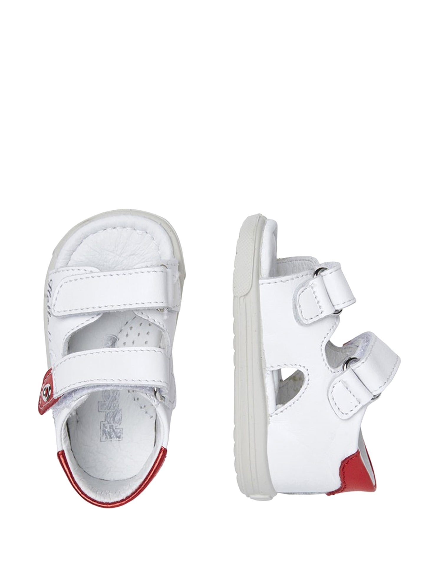 Sandali con strappi Bianco Falcotto