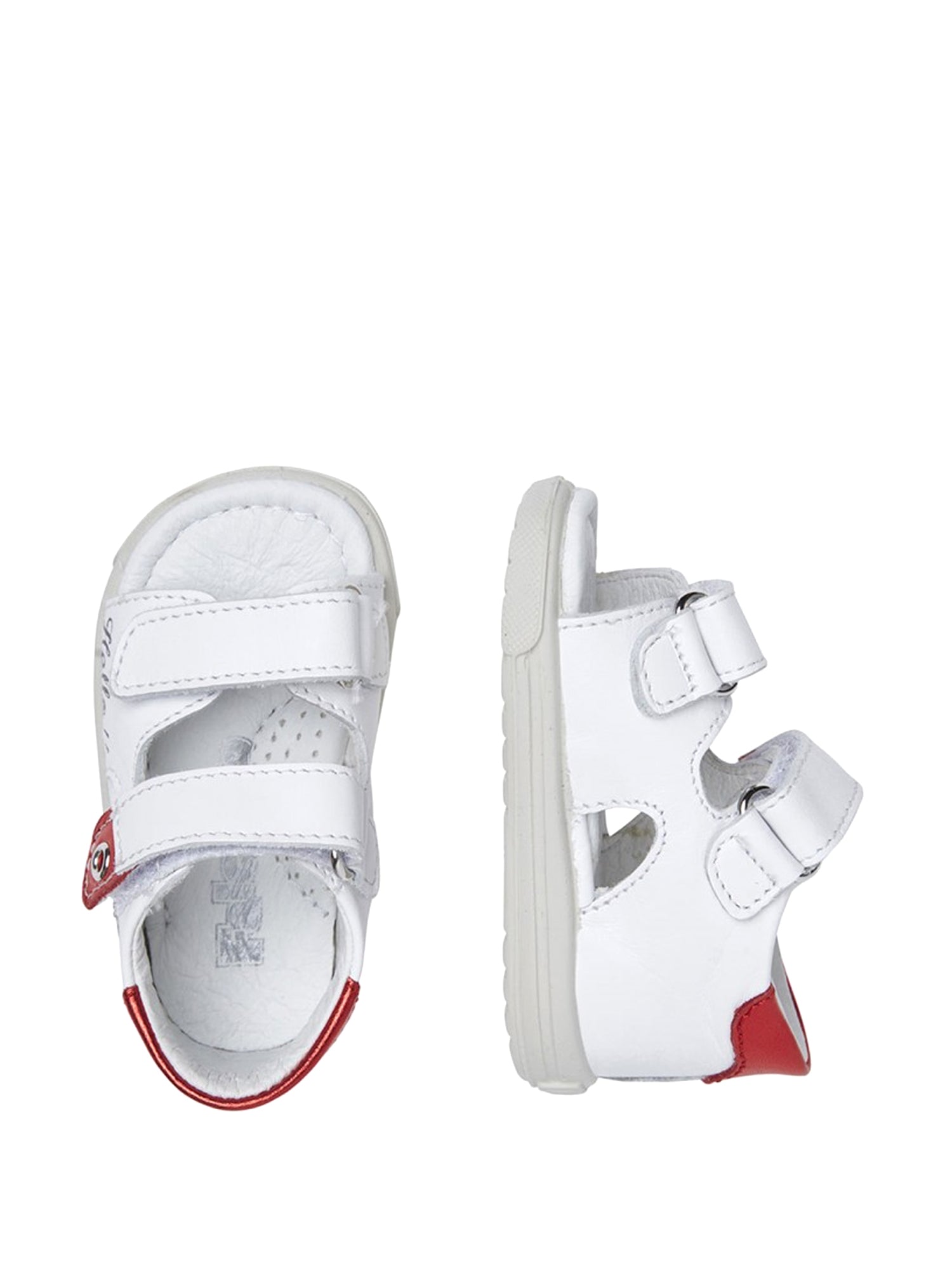 Sandali con strappi Bianco Falcotto