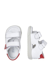 Sandali con strappi Bianco Falcotto