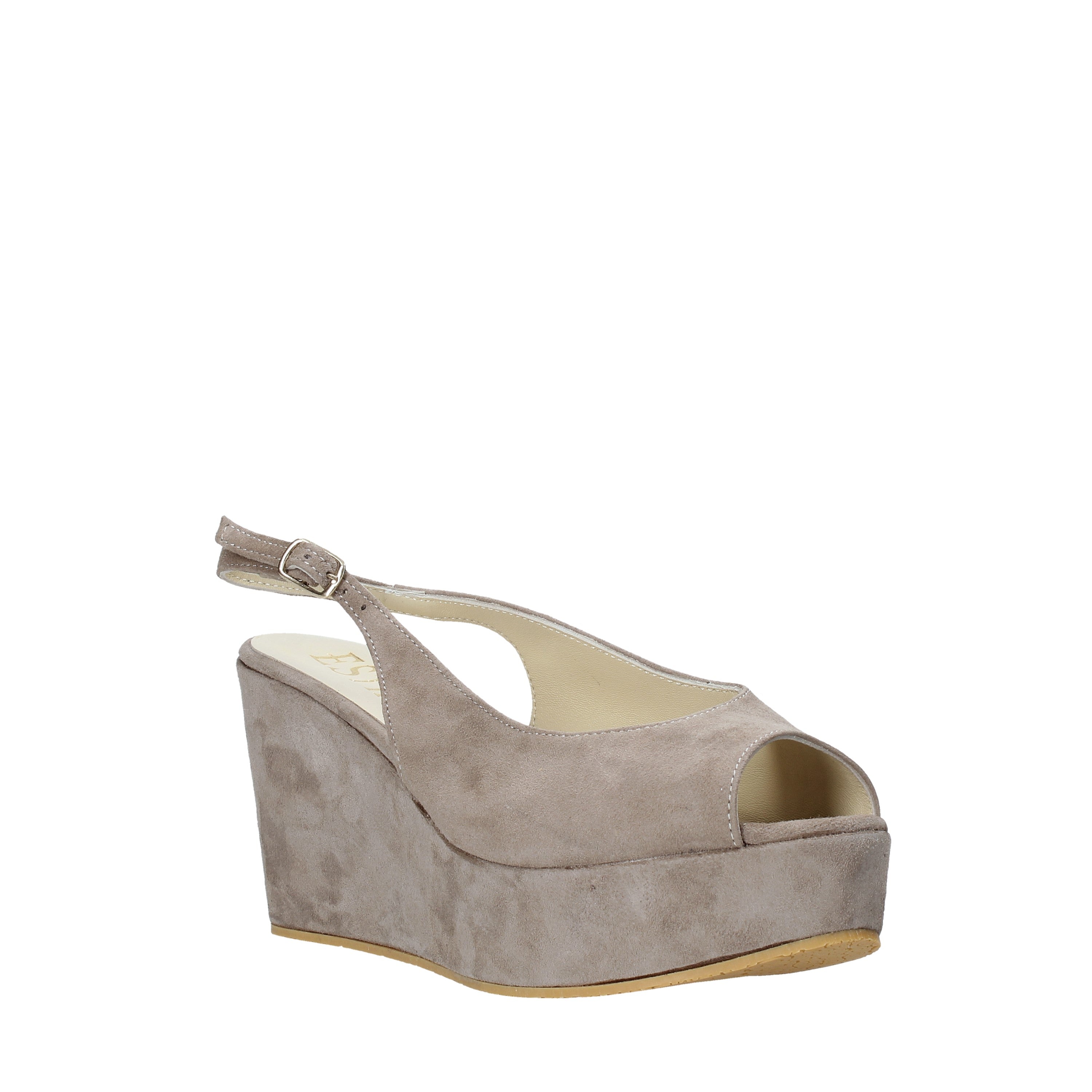 Sandali tacco Grigio Esther Collezioni