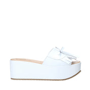 Sandali zeppa Bianco Grace Shoes