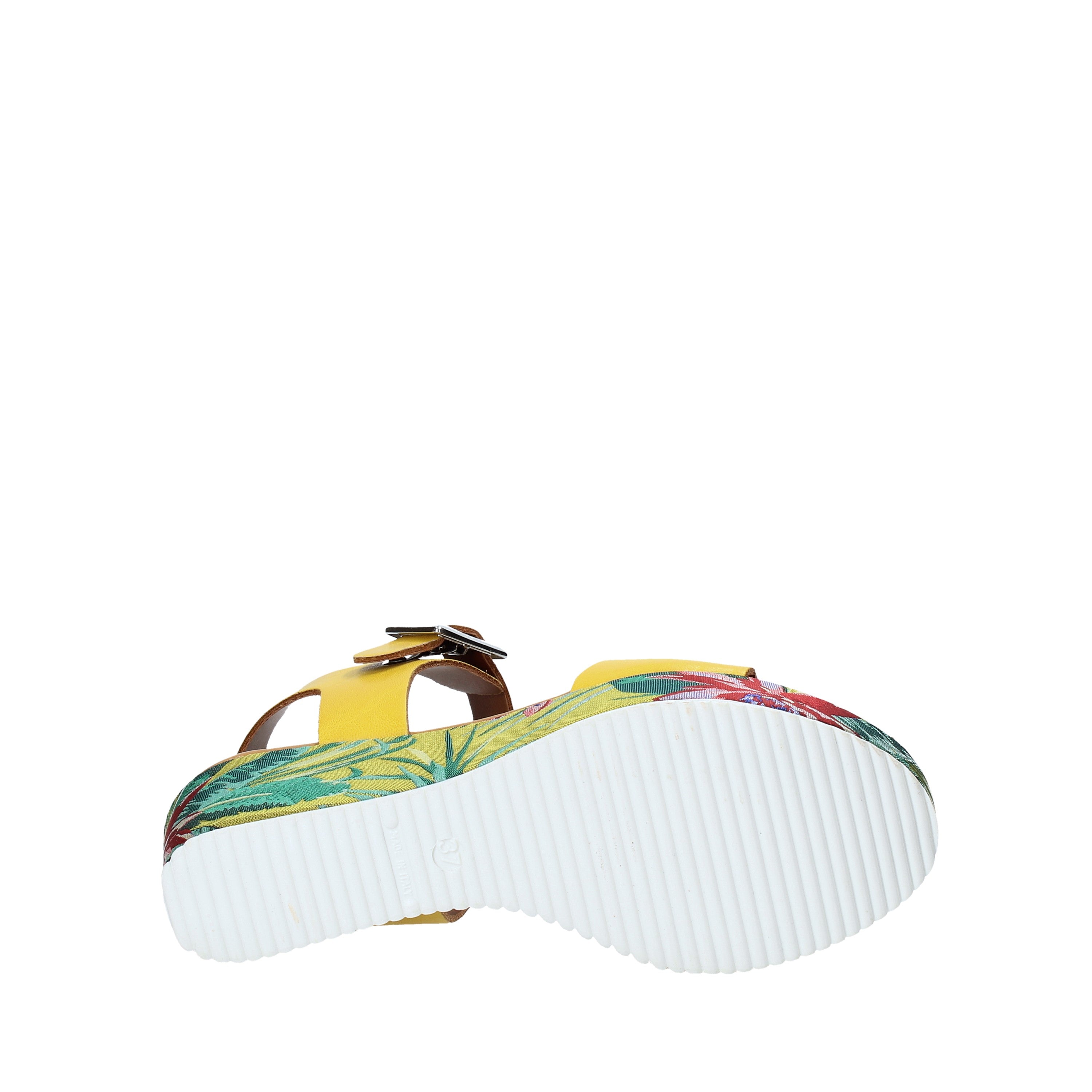 Sandali zeppa Giallo Grace Shoes