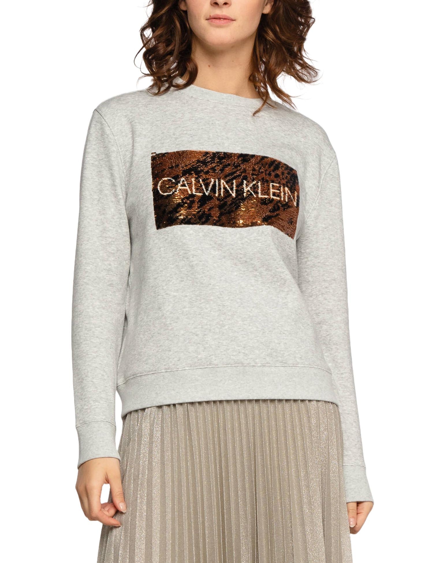 Felpe Grigio Calvin Klein