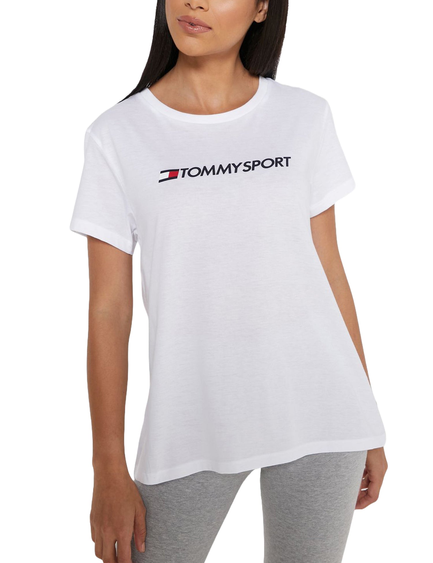 T-shirt Bianco Tommy Sport