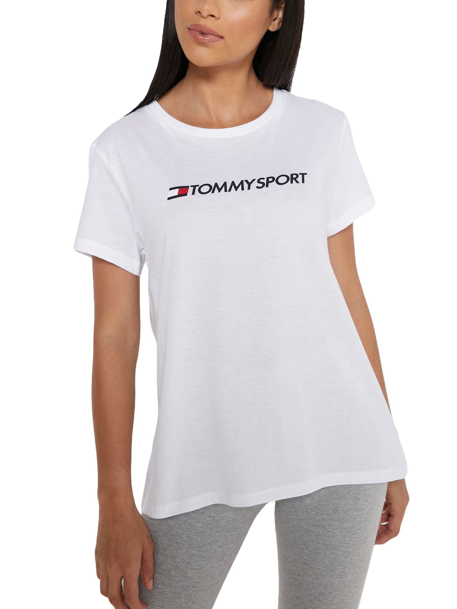 T-shirt Bianco Tommy Sport