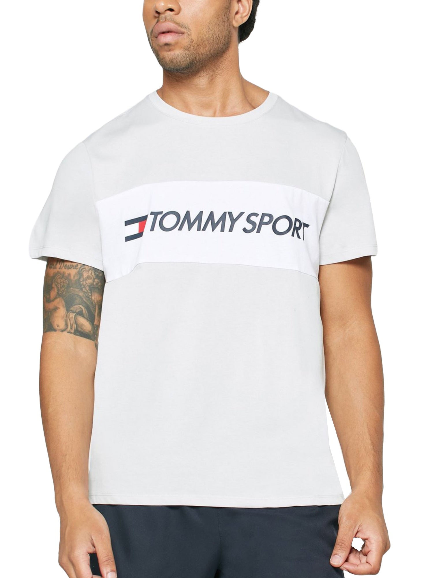 T-shirt Grigio Tommy Sport