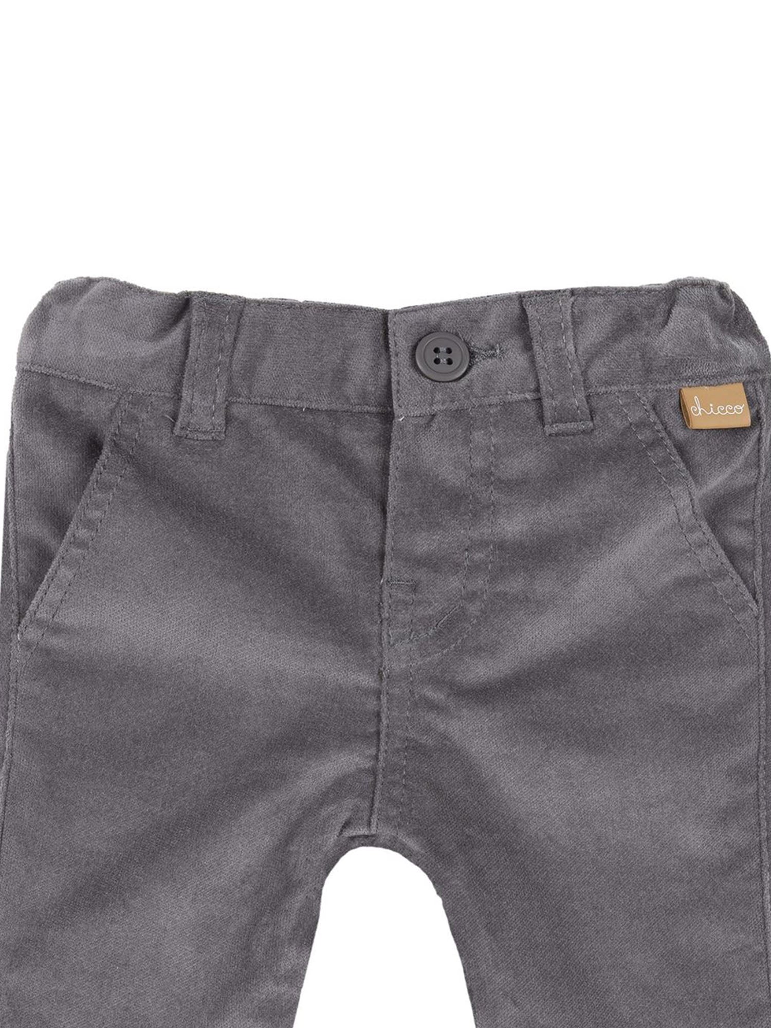 Pantaloni Grigio Chicco