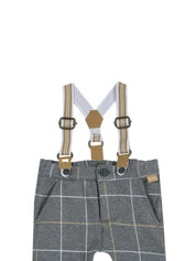 Pantaloni Grigio Chicco