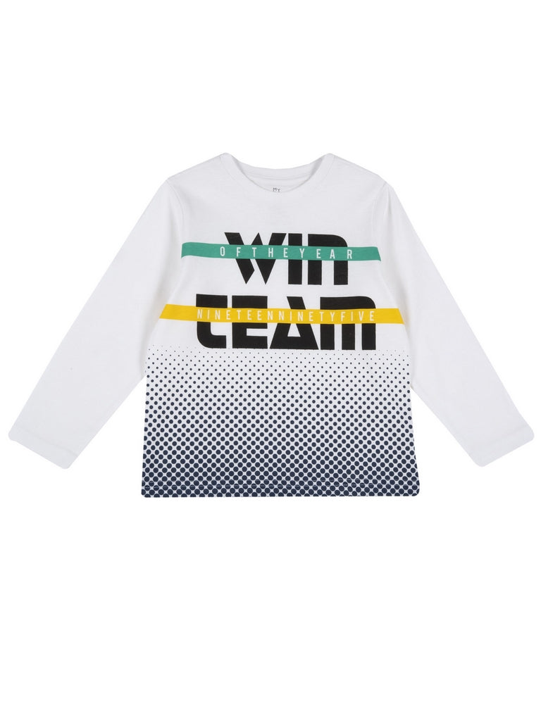 T-shirt Bianco Nero Chicco