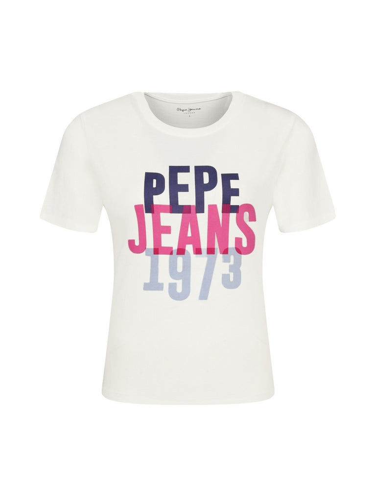 T-shirt Avorio Pepe Jeans