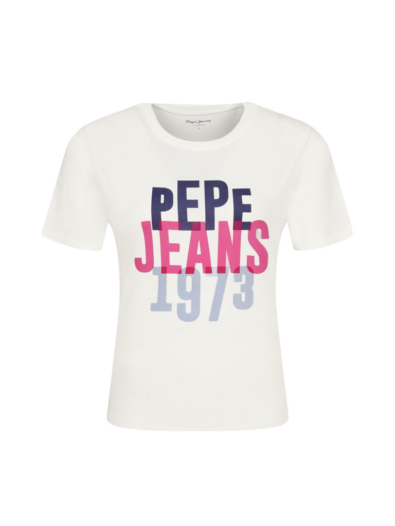 T-shirt Avorio Pepe Jeans