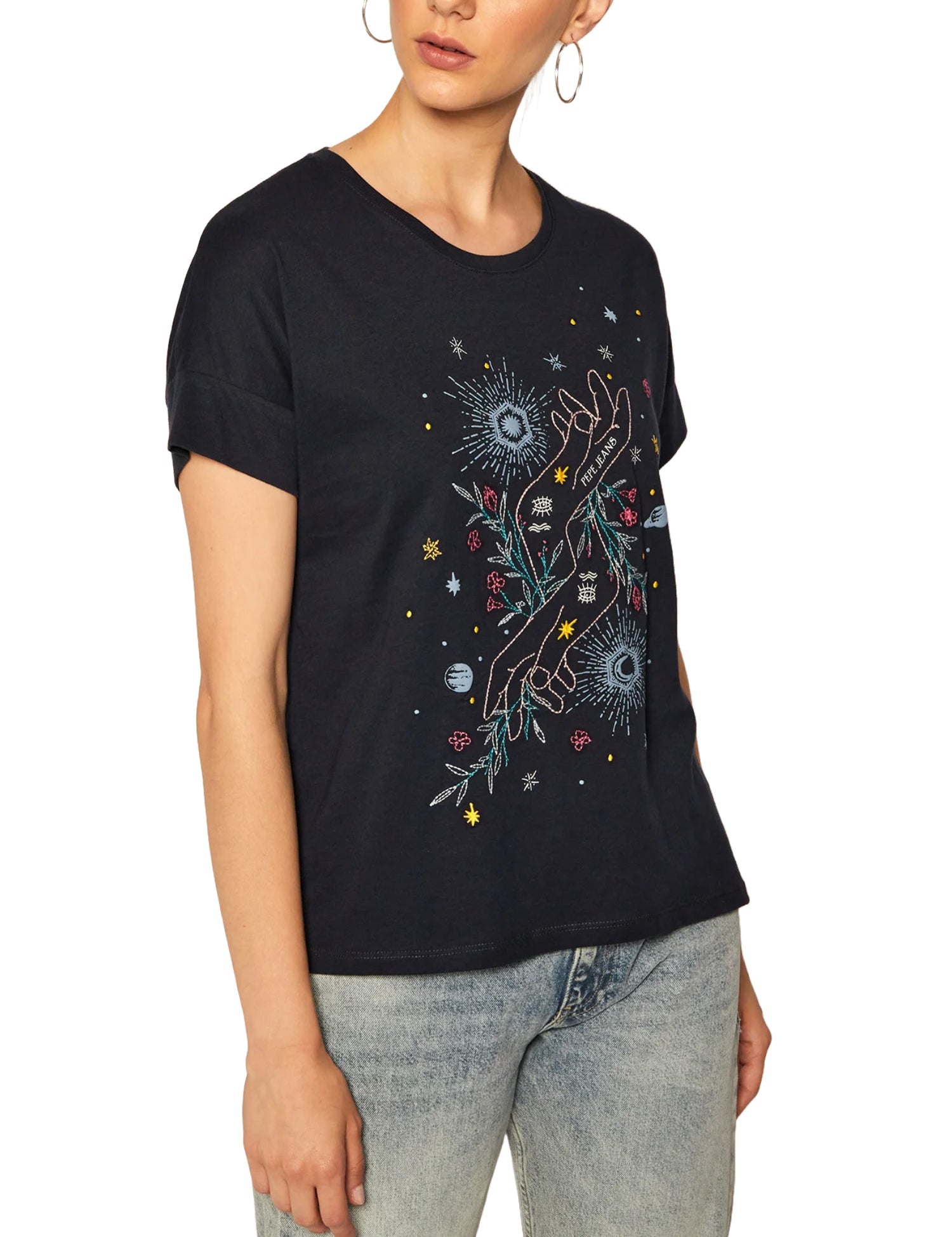 T-shirt Blu Pepe Jeans