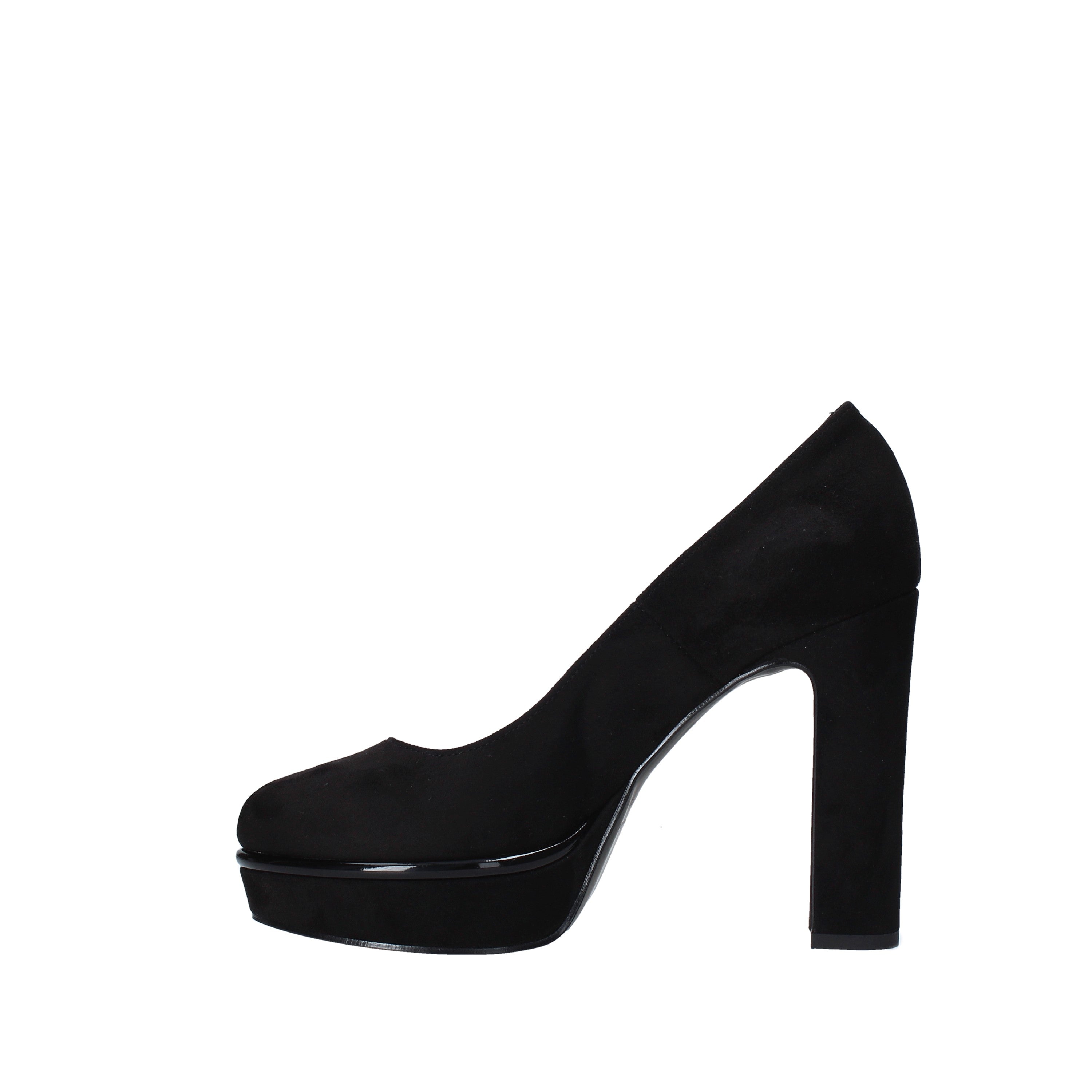 Sandali tacco Nero Camoscio Grace Shoes