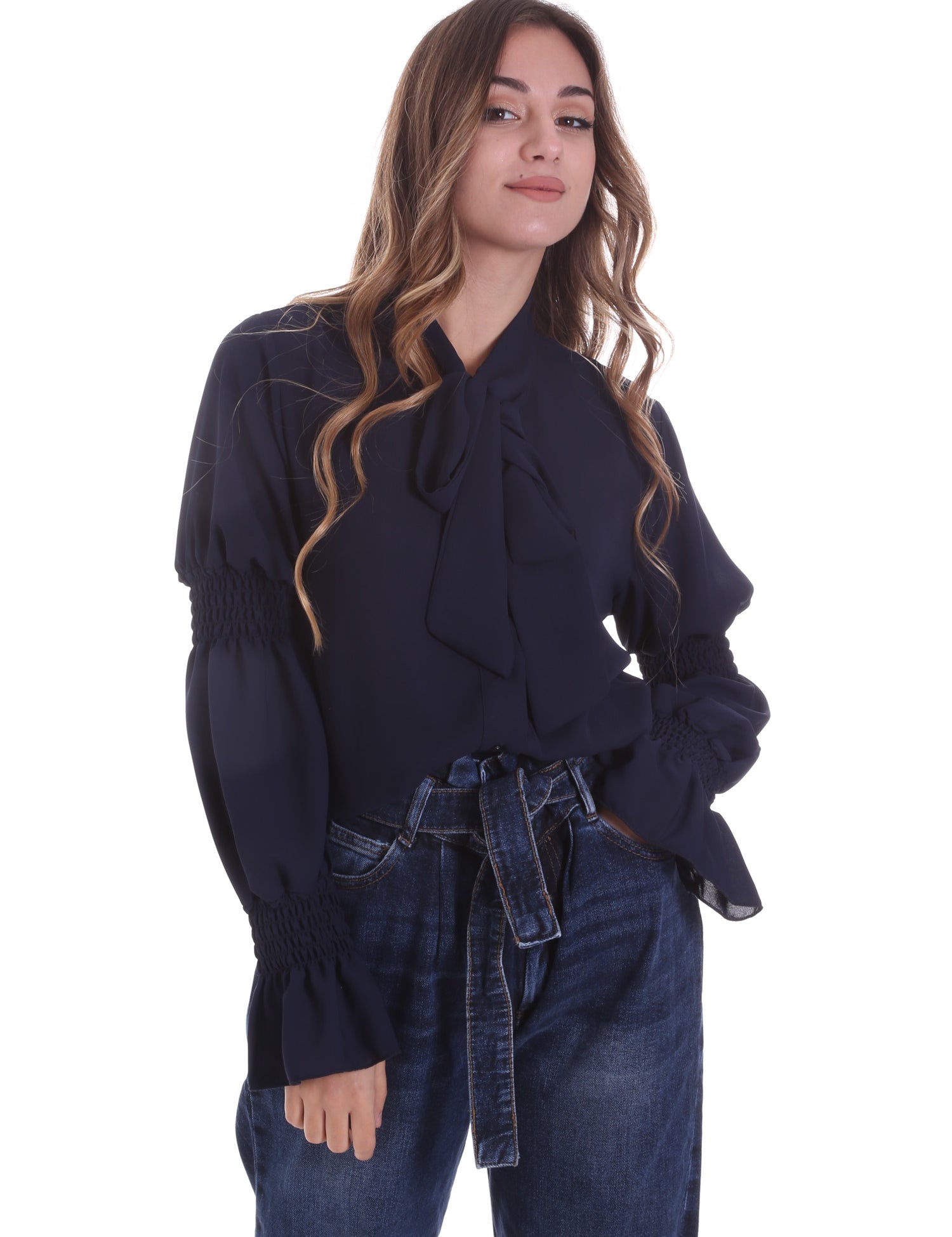 Bluse Blu Gaudi Jeans