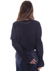 Bluse Blu Gaudi Jeans