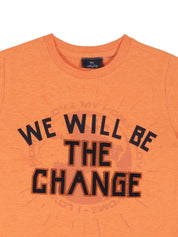 T-shirt Arancio Chicco