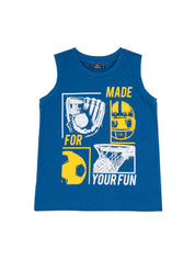 Top e canotte Blu Chicco