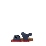 Sandali con strappi Blu Grunland Junior