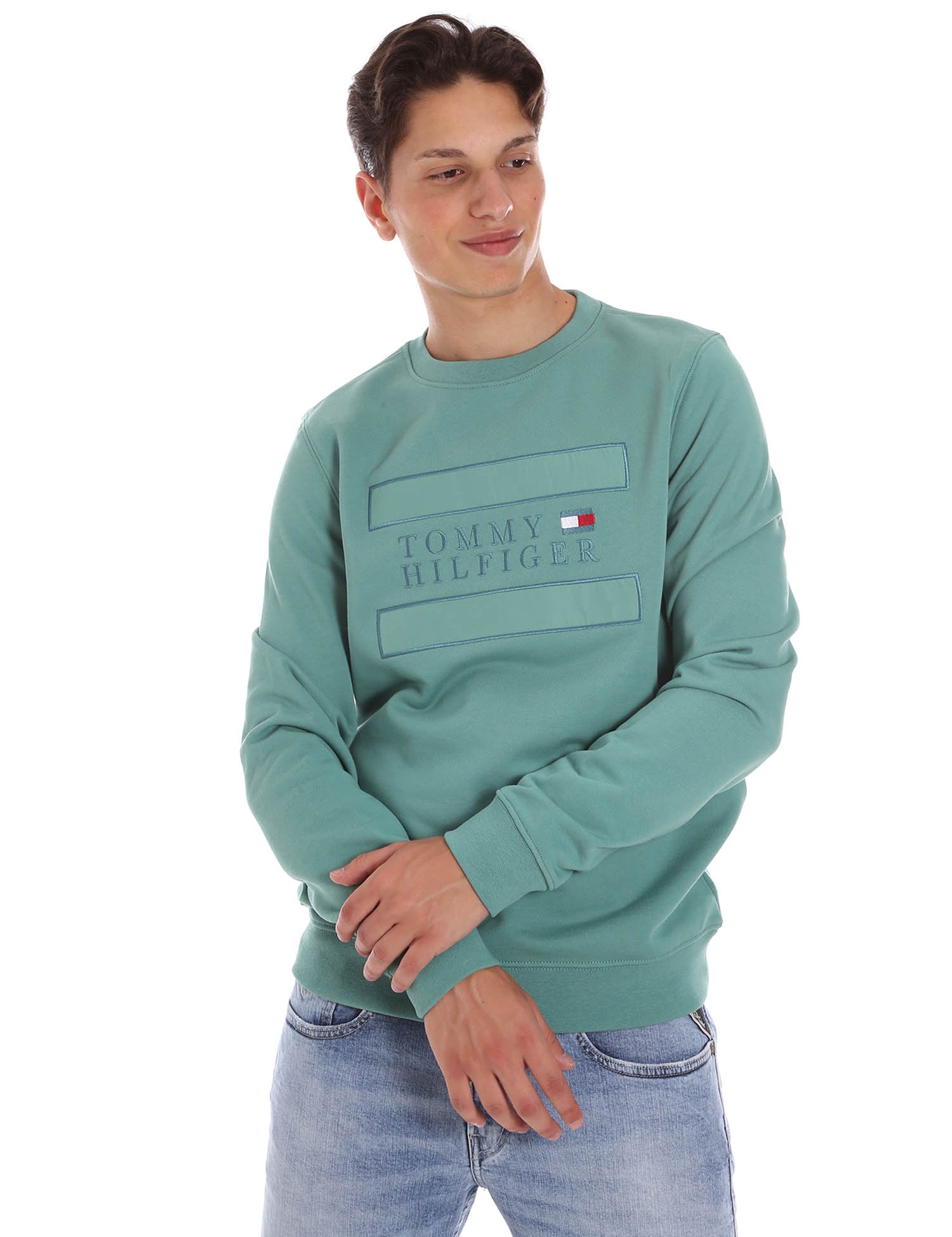Felpe Verde Tommy Hilfiger