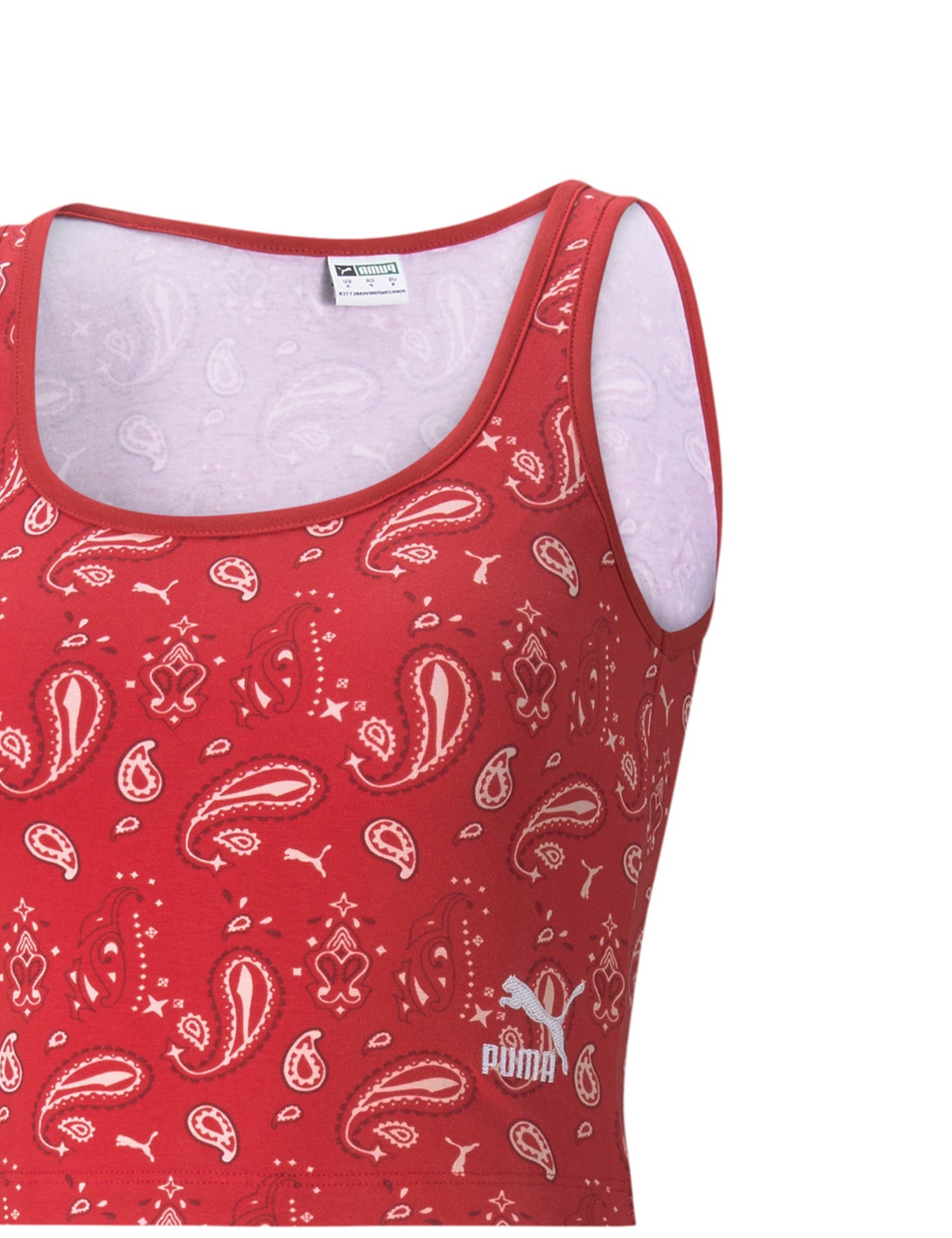 Top e canotte Rosso Puma