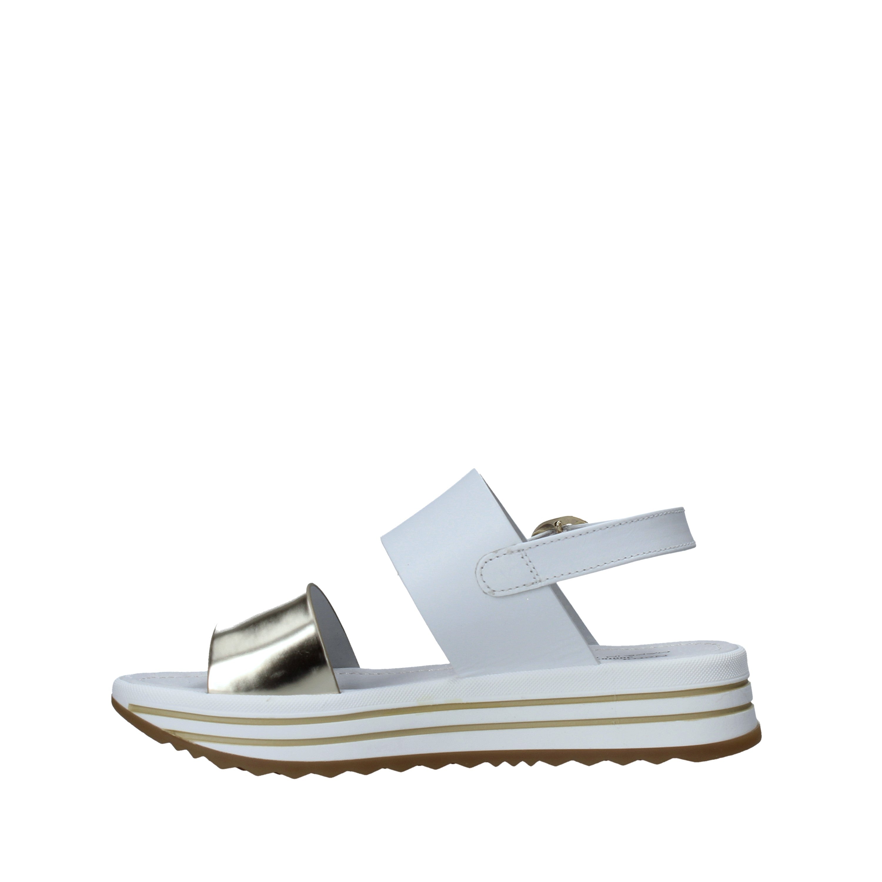 Sandali Bianco Oro Nero Giardini Junior