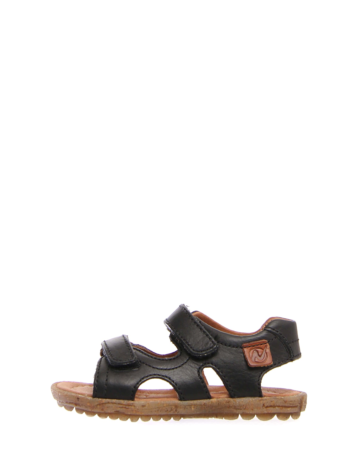 Sandali con strappi Nero Naturino