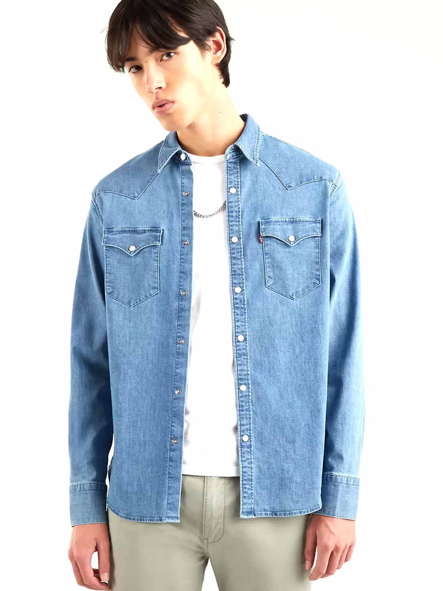 Camicie Blu Levi's