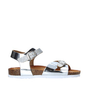 Sandali Argentato Lucido Bionatura Kids
