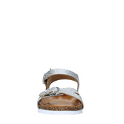 Sandali Argentato Lucido Bionatura Kids