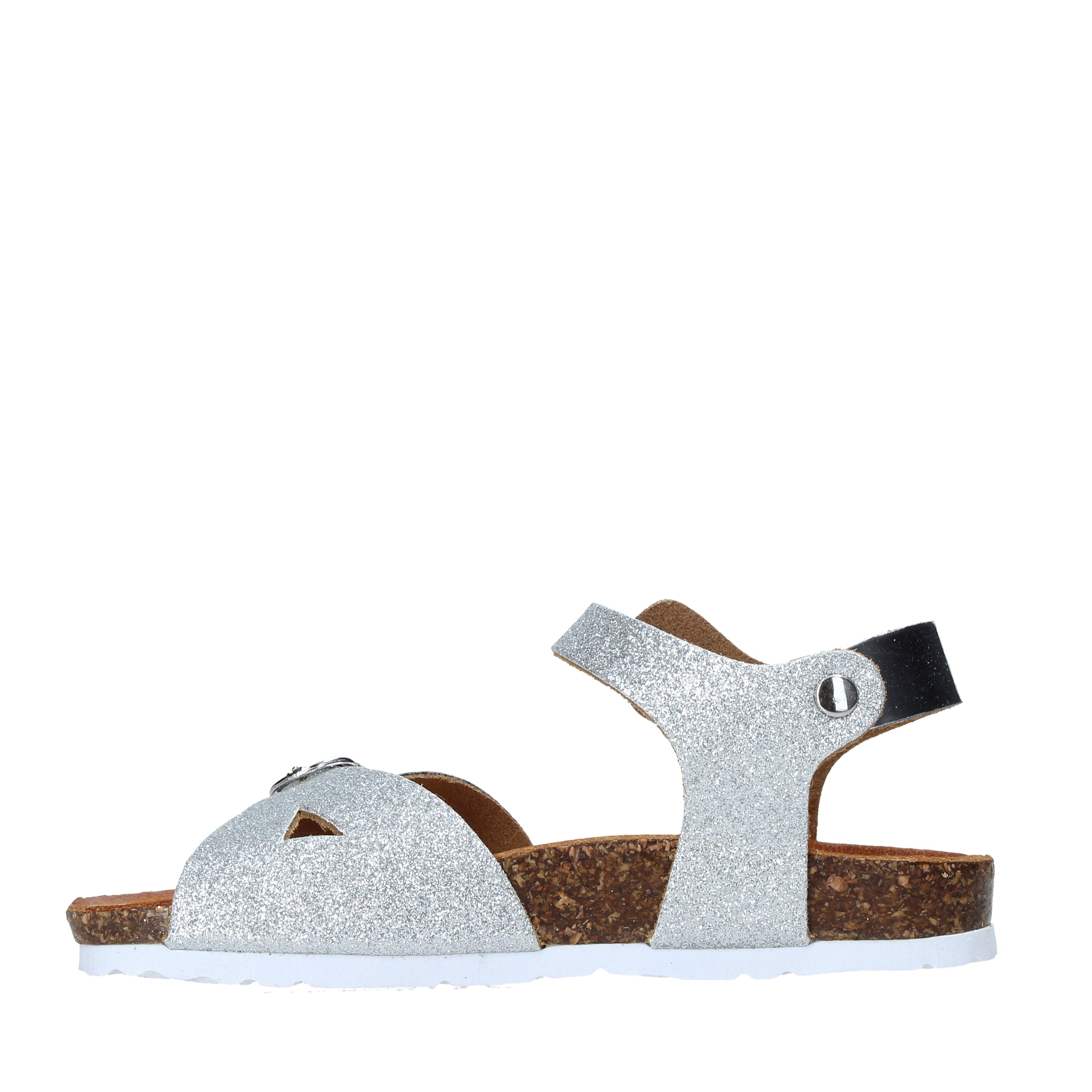 Sandali Argentato Lucido Bionatura Kids