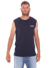 Top e canotte Blu Diadora