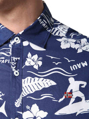 Camicie Blu Napapijri