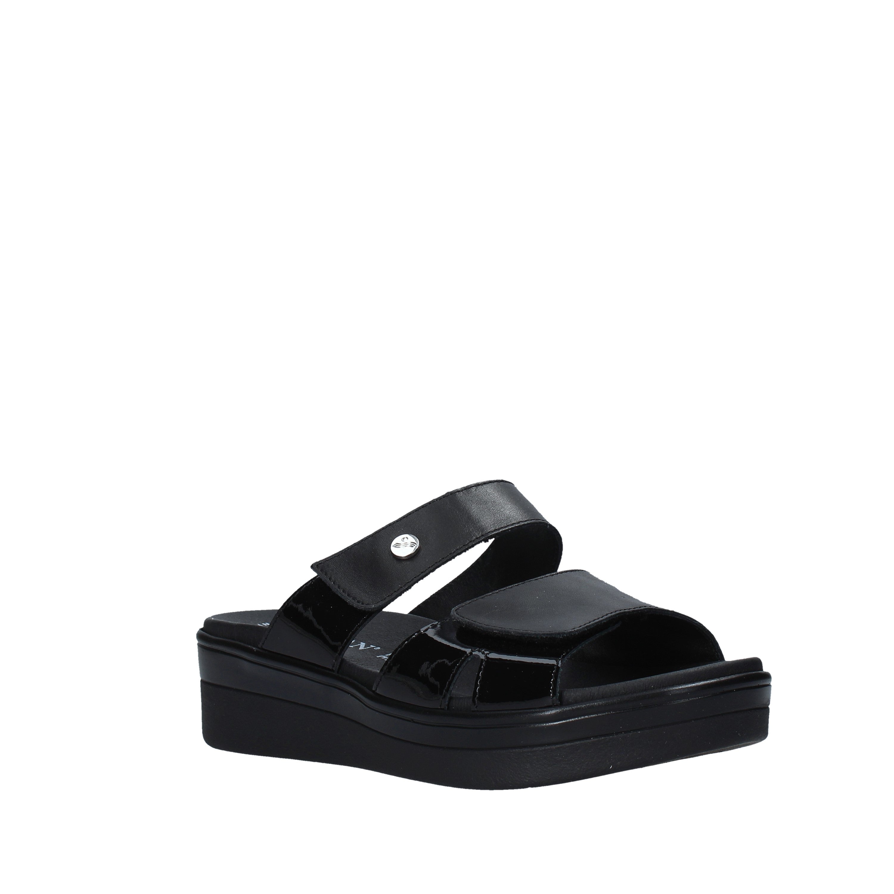 Sandali con strappi Nero Susimoda