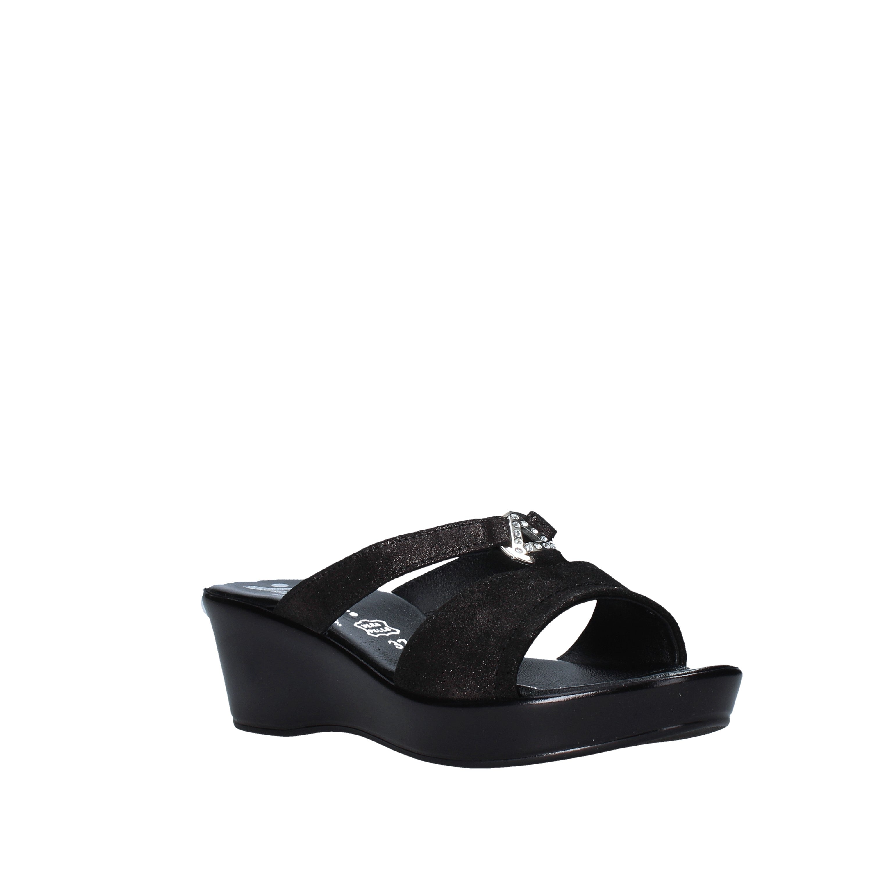 Sandali zeppa Nero Susimoda