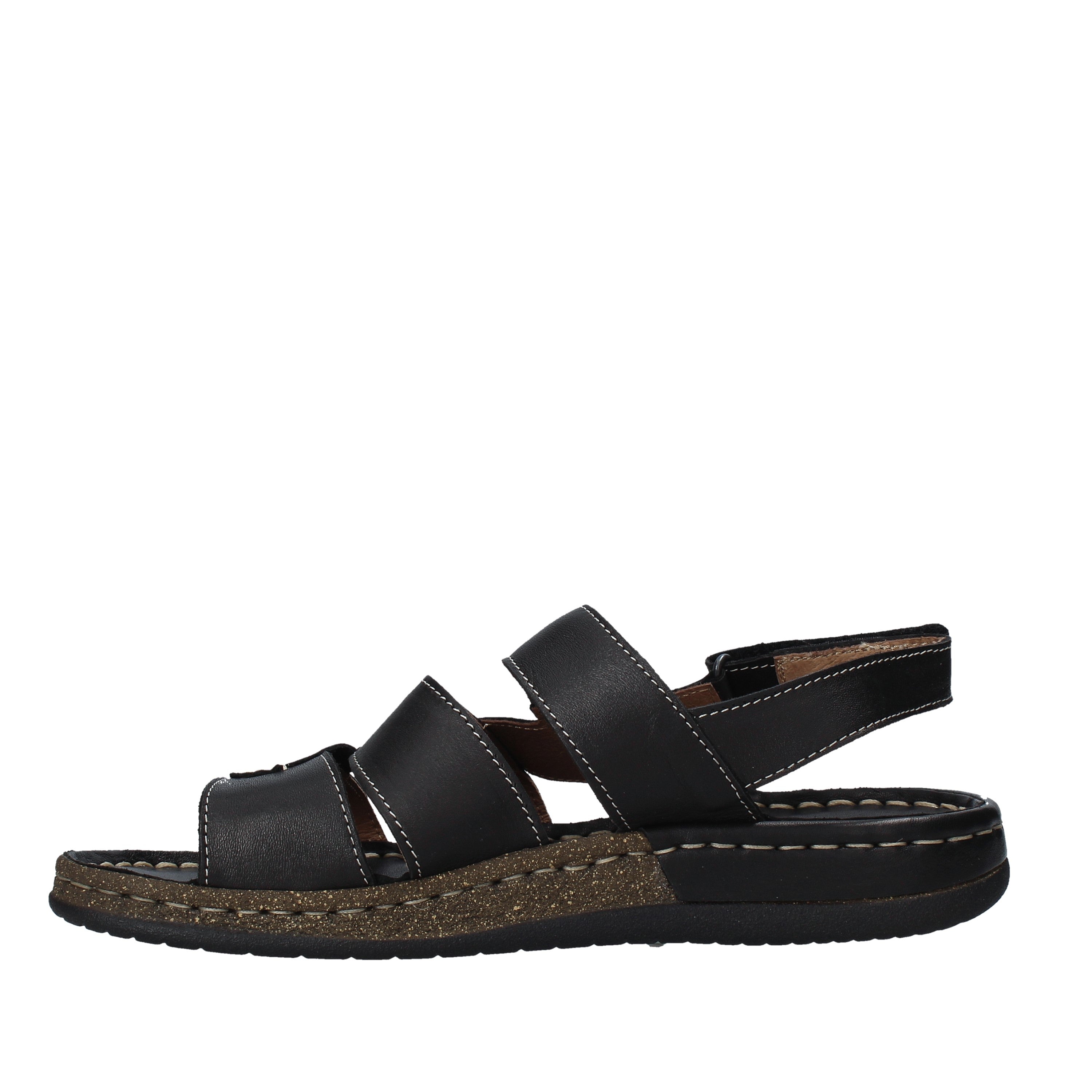 Sandali con strappi Nero Susimoda