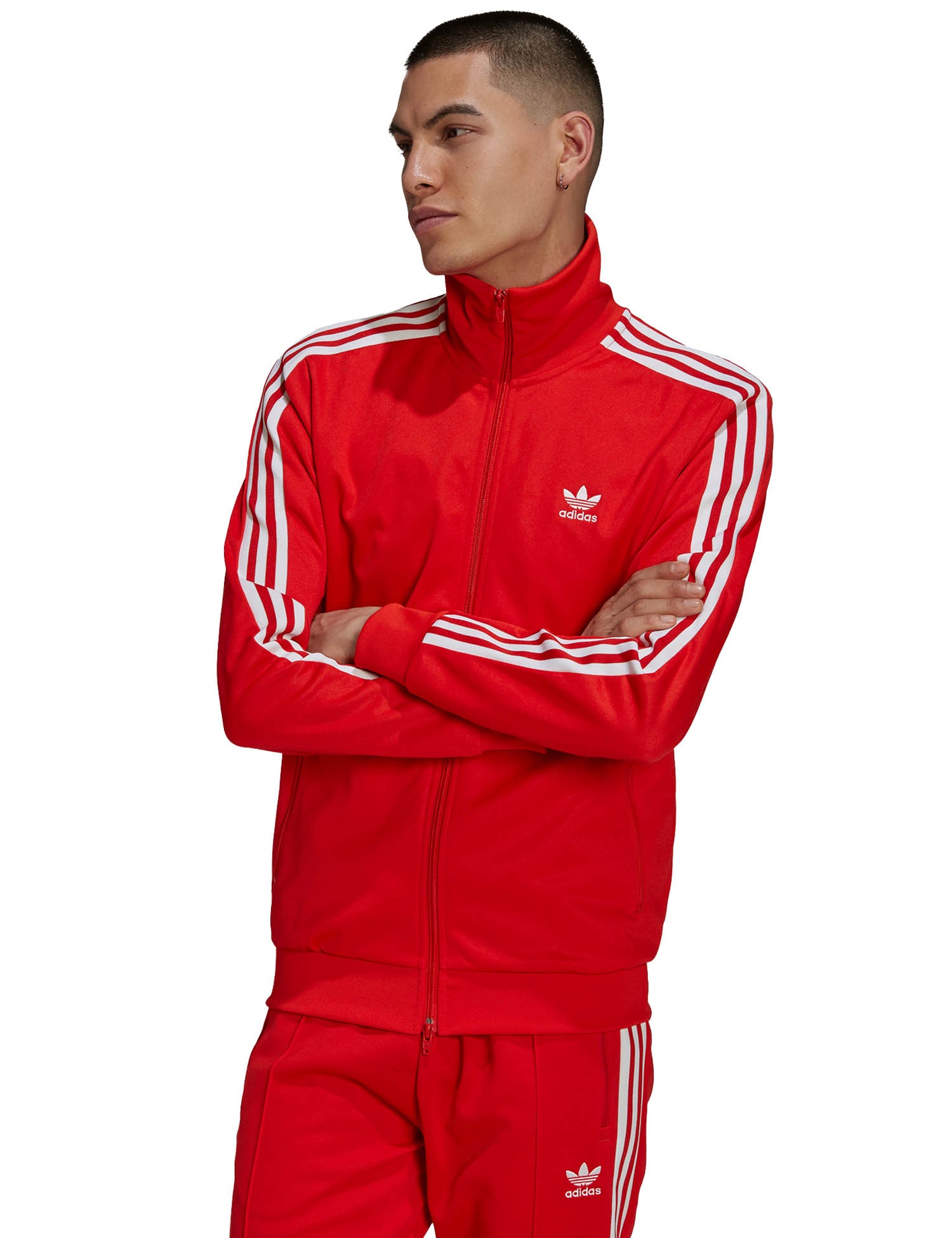 Giacche Rosso Adidas Originals