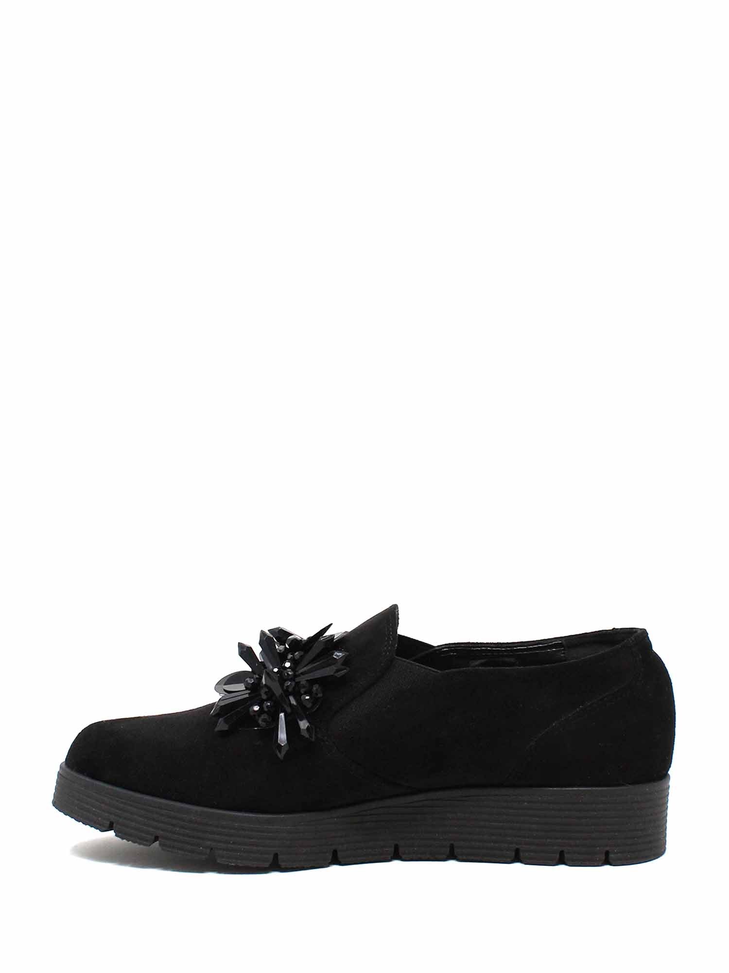 Slip-on Nero Camoscio Grace Shoes