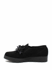 Slip-on Nero Camoscio Grace Shoes