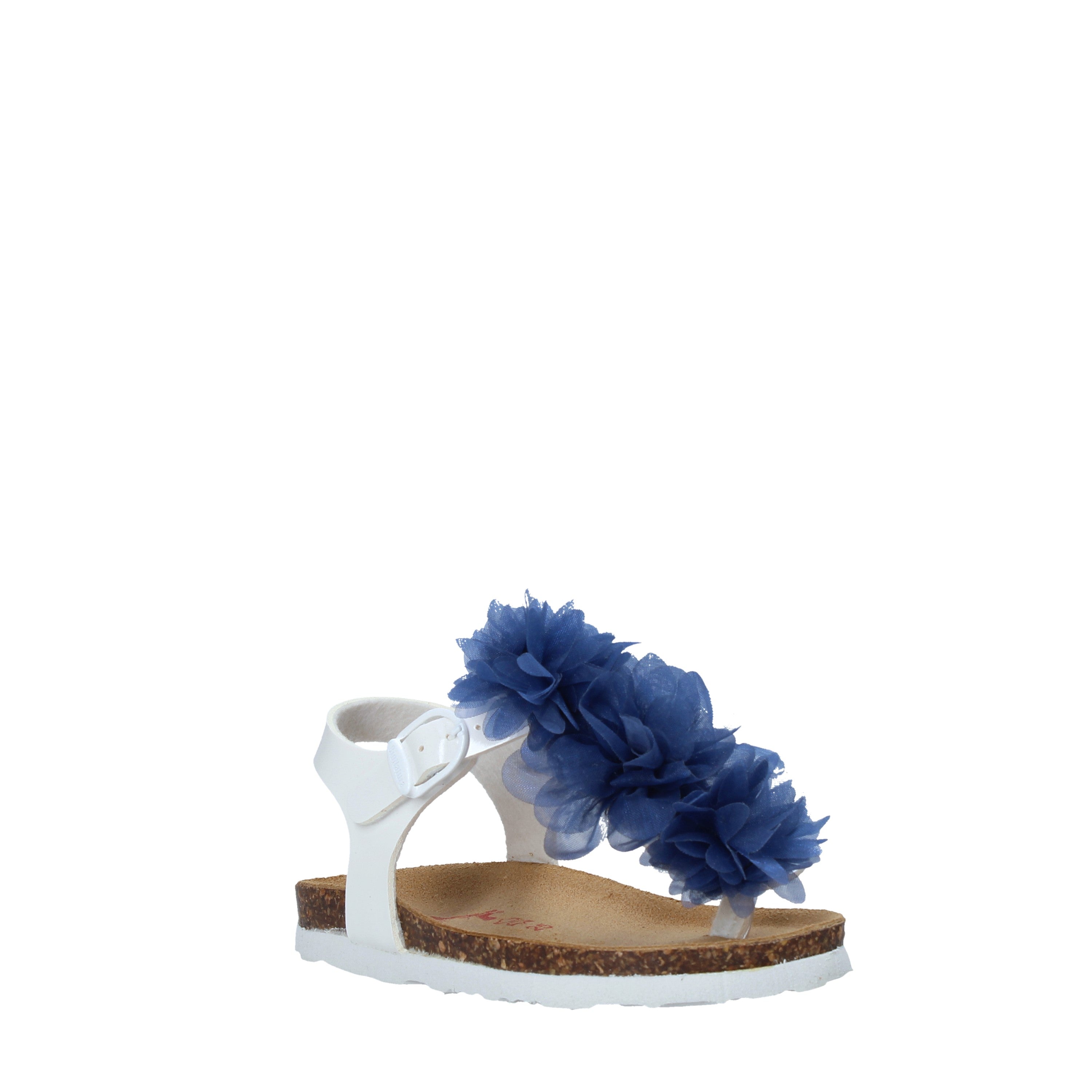 Infradito Bianco Blu Bionatura Kids
