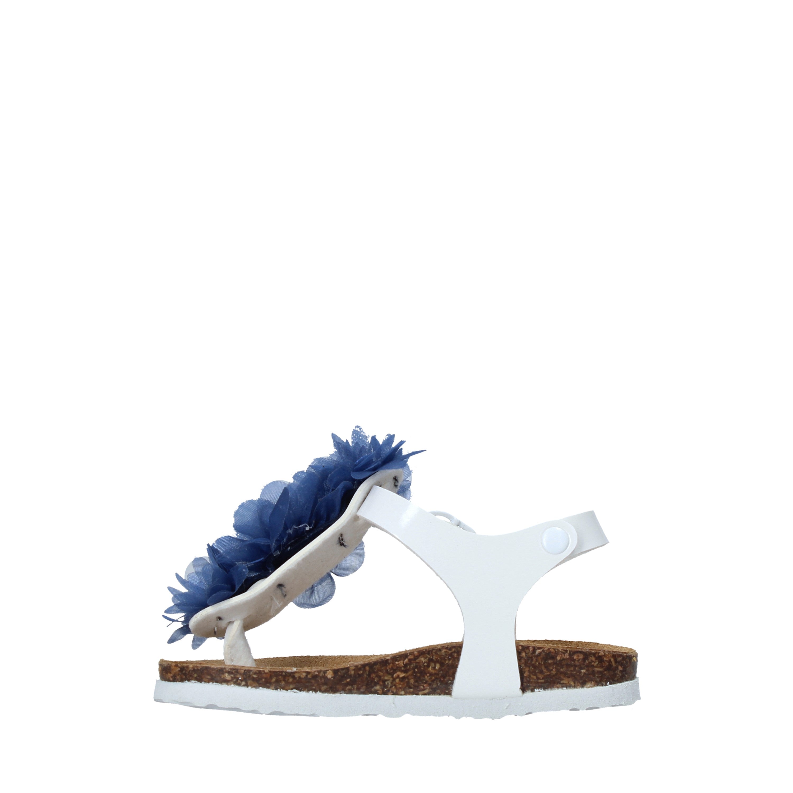 Infradito Bianco Blu Bionatura Kids