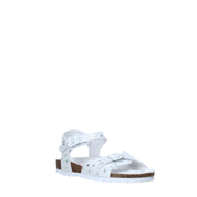 Sandali Bianco Argentato Bionatura Kids