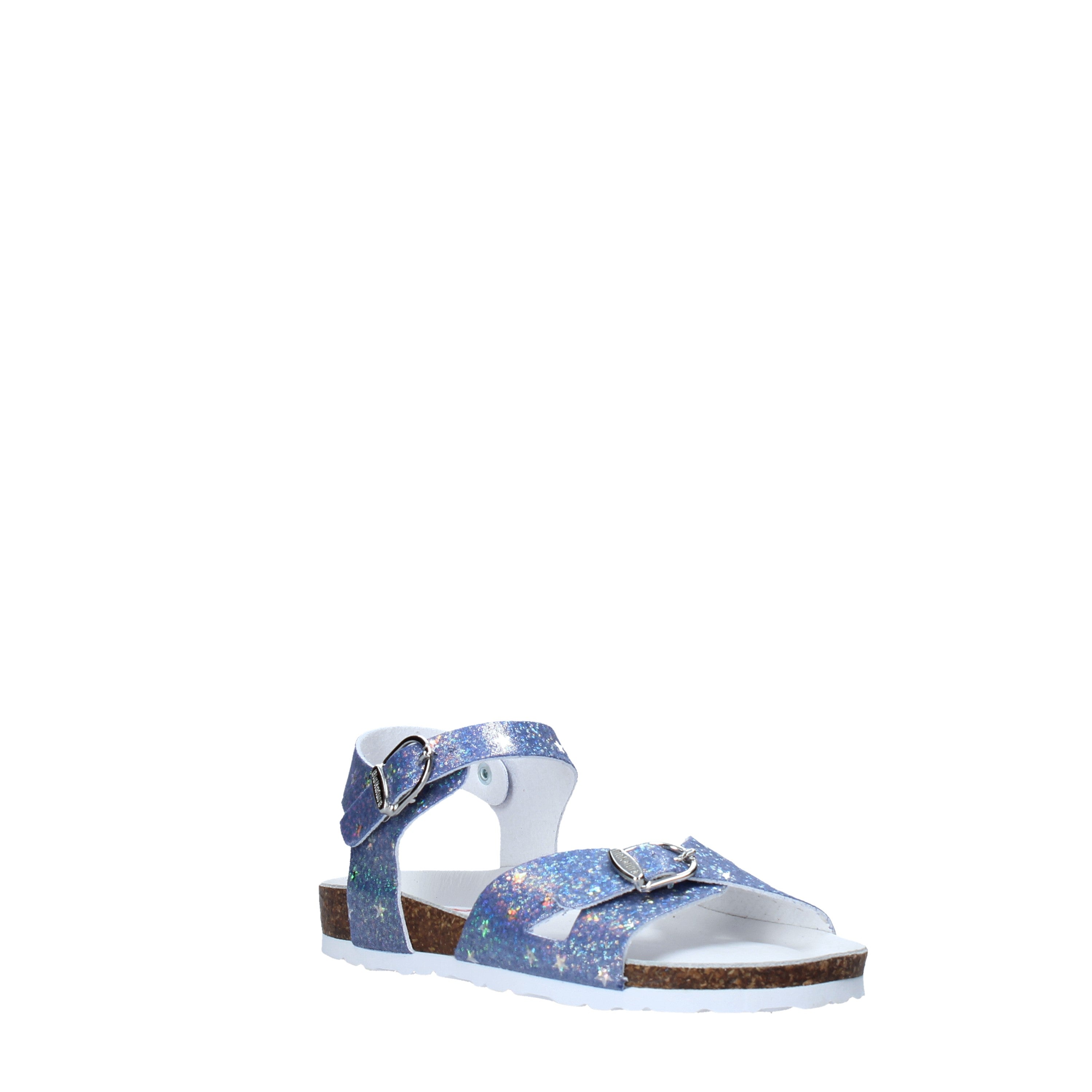 Sandali Blu Argentato Bionatura Kids