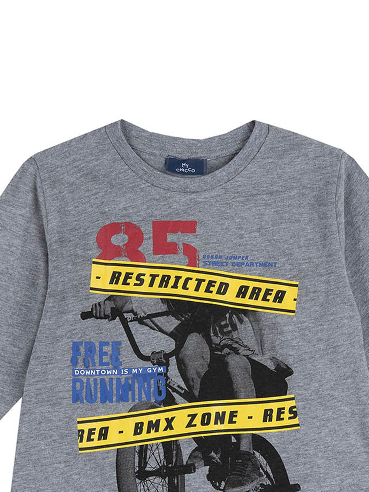 T-shirt Grigio Chicco