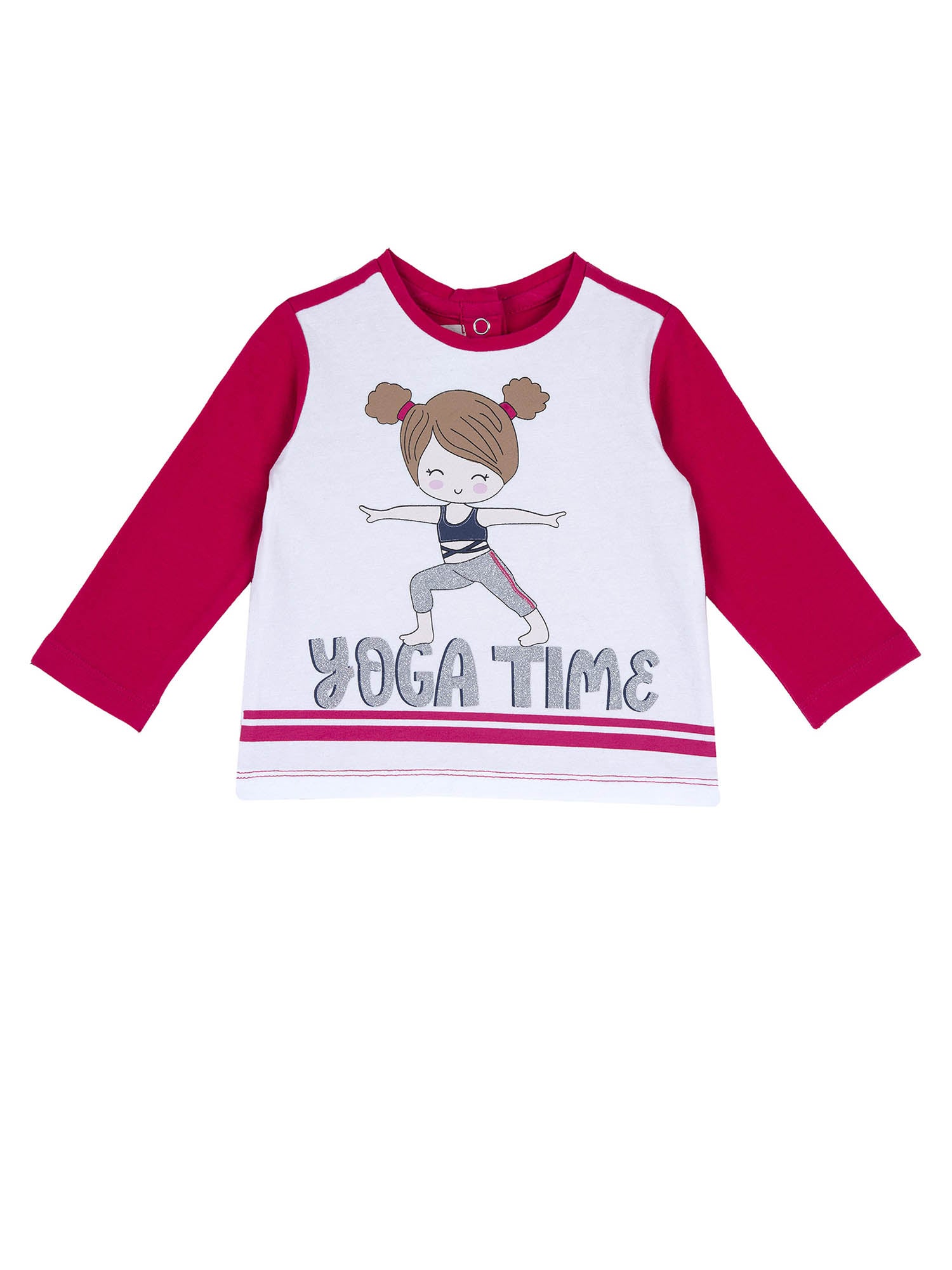 T-shirt Bianco Rosso Chicco