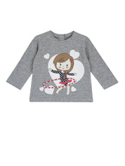 T-shirt Grigio Chicco