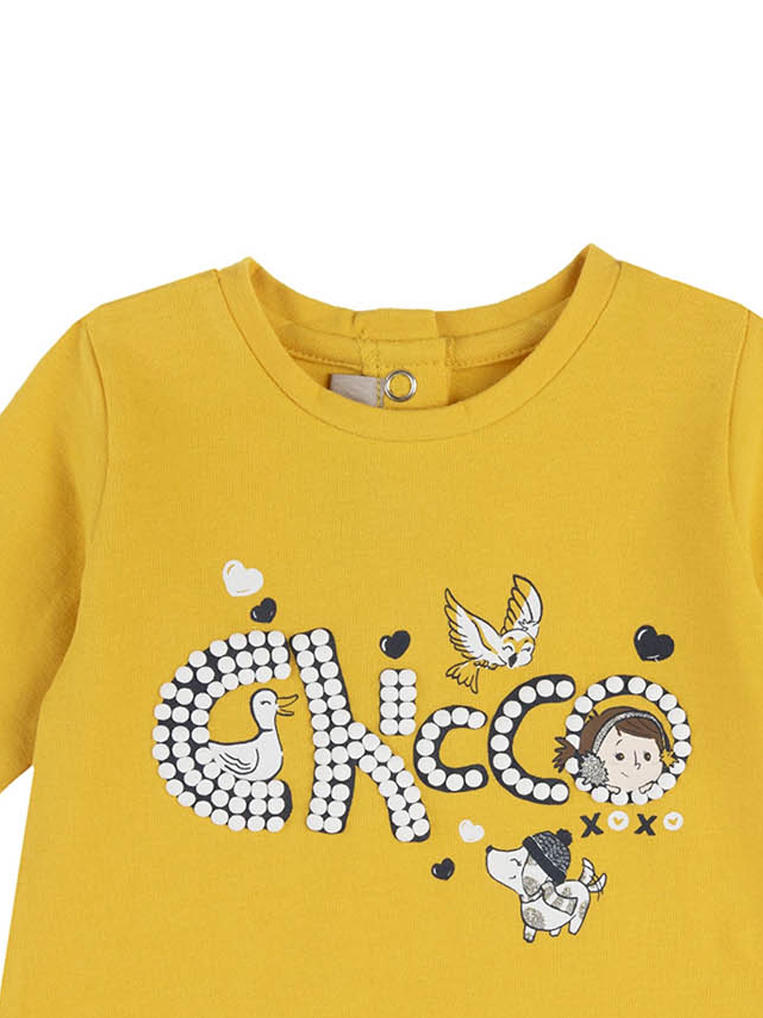 T-shirt Giallo Chicco