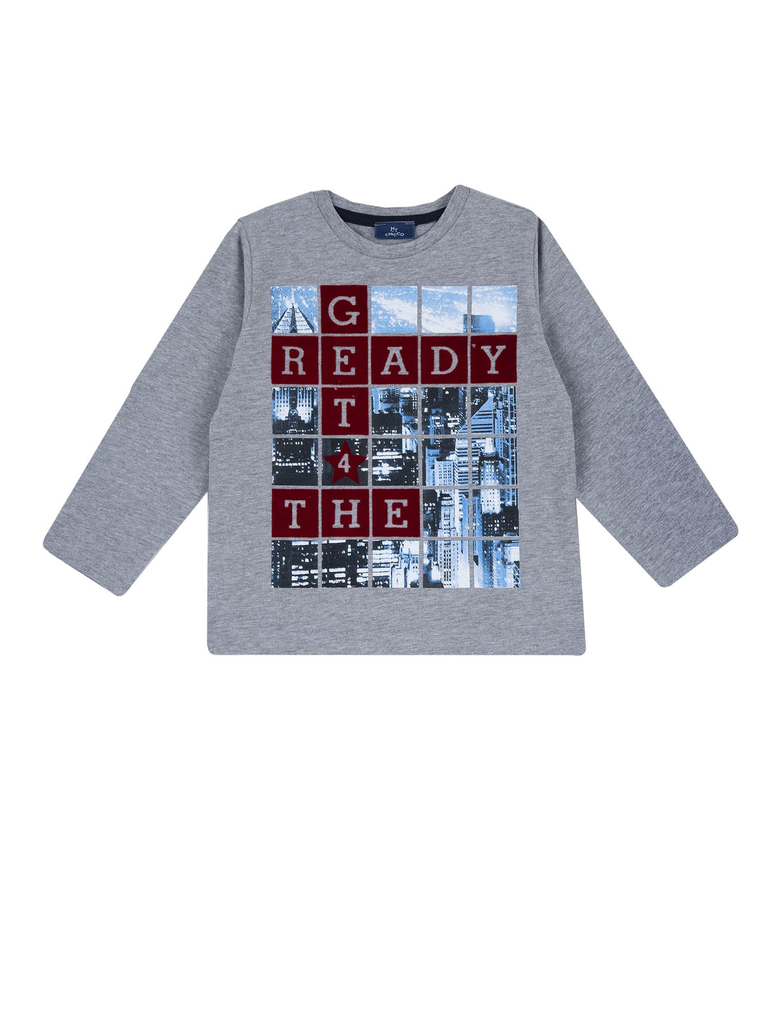 T-shirt Grigio Chicco