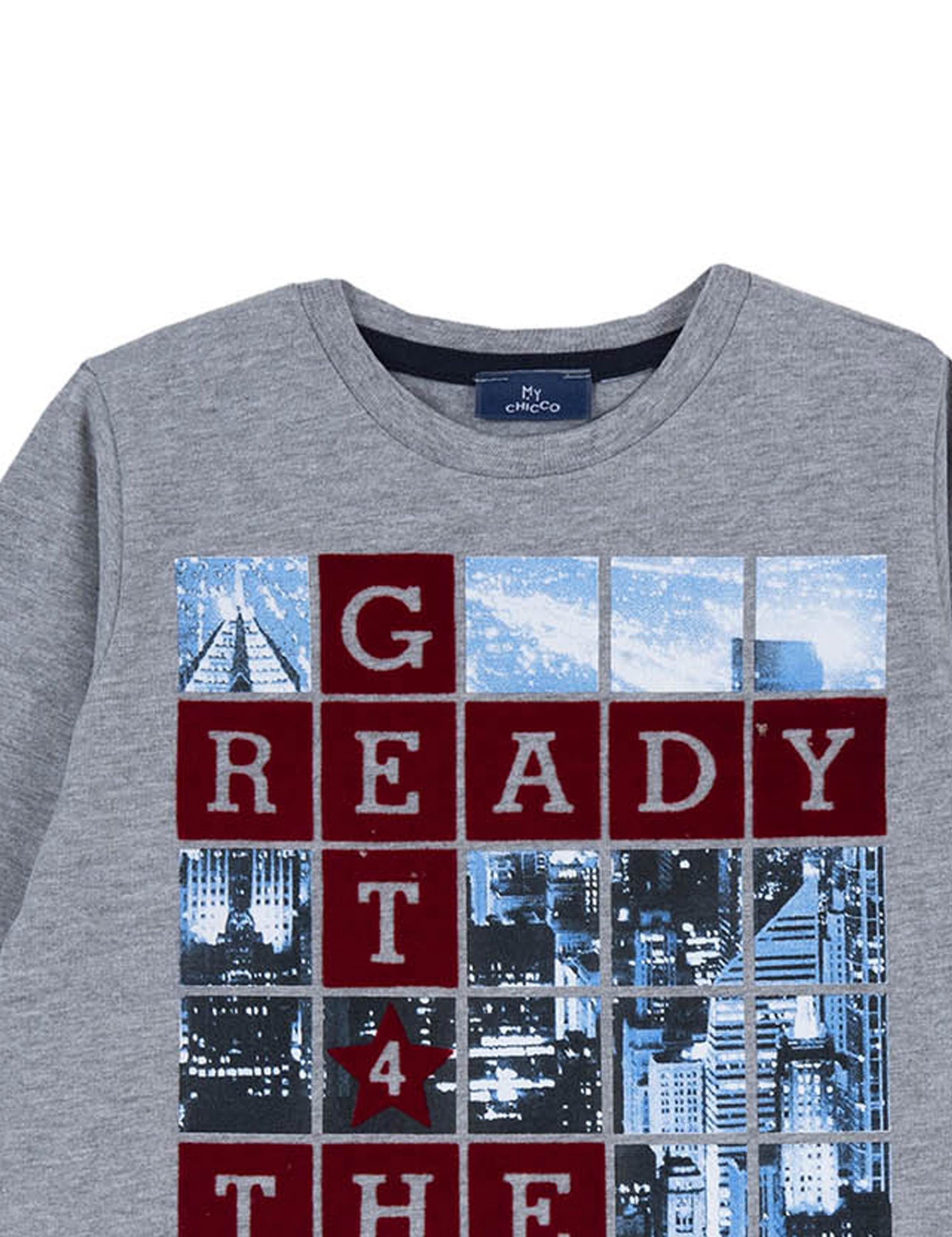 T-shirt Grigio Chicco