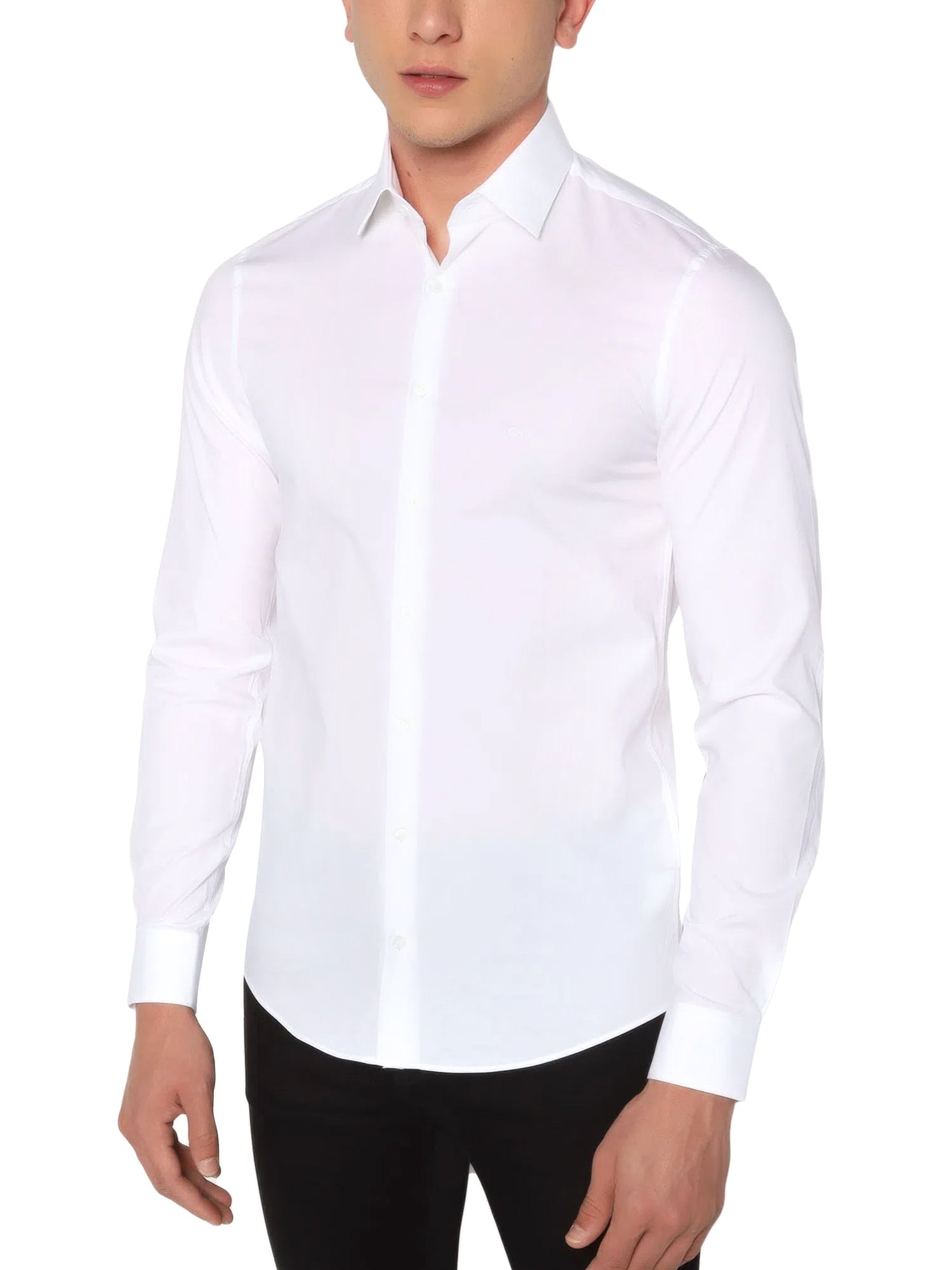 Camicie Bianco Calvin Klein