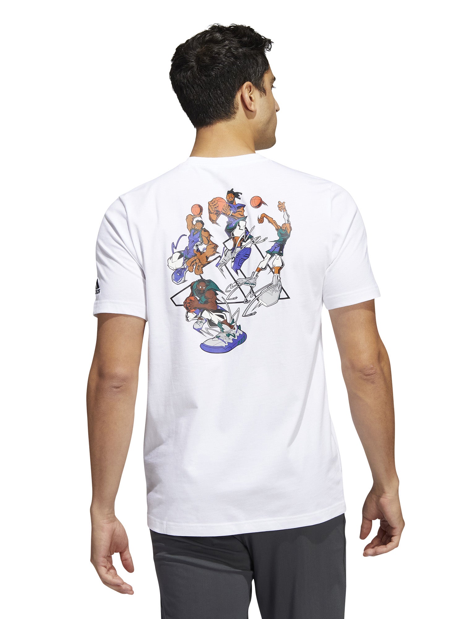 T-shirt Bianco Adidas Performance